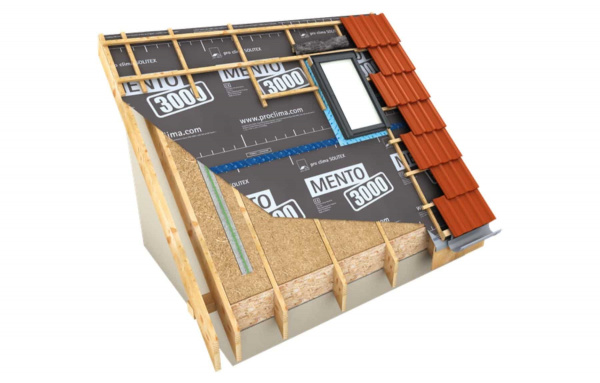 Pro clima SOLITEX MENTO 3000 connect ветровлагозащитная мембрана 1,5х50 м 75м2
