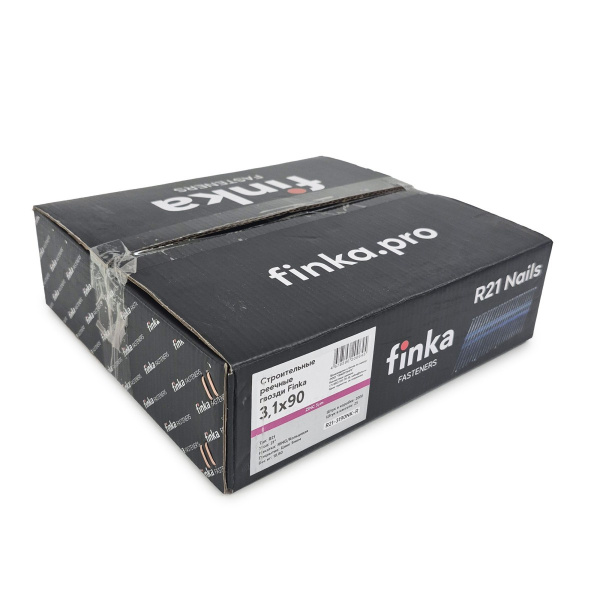 Строительные реечные гвозди Finka R21 3.1x90 Ring NK (Цинк, 2000шт)